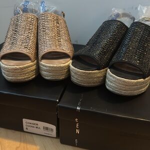 Stylish Steven Platform Wedge Sandals